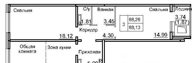 квартира р-н Новосибирский рп Краснообск мкр 3 12б Площадь Маркса фото 1