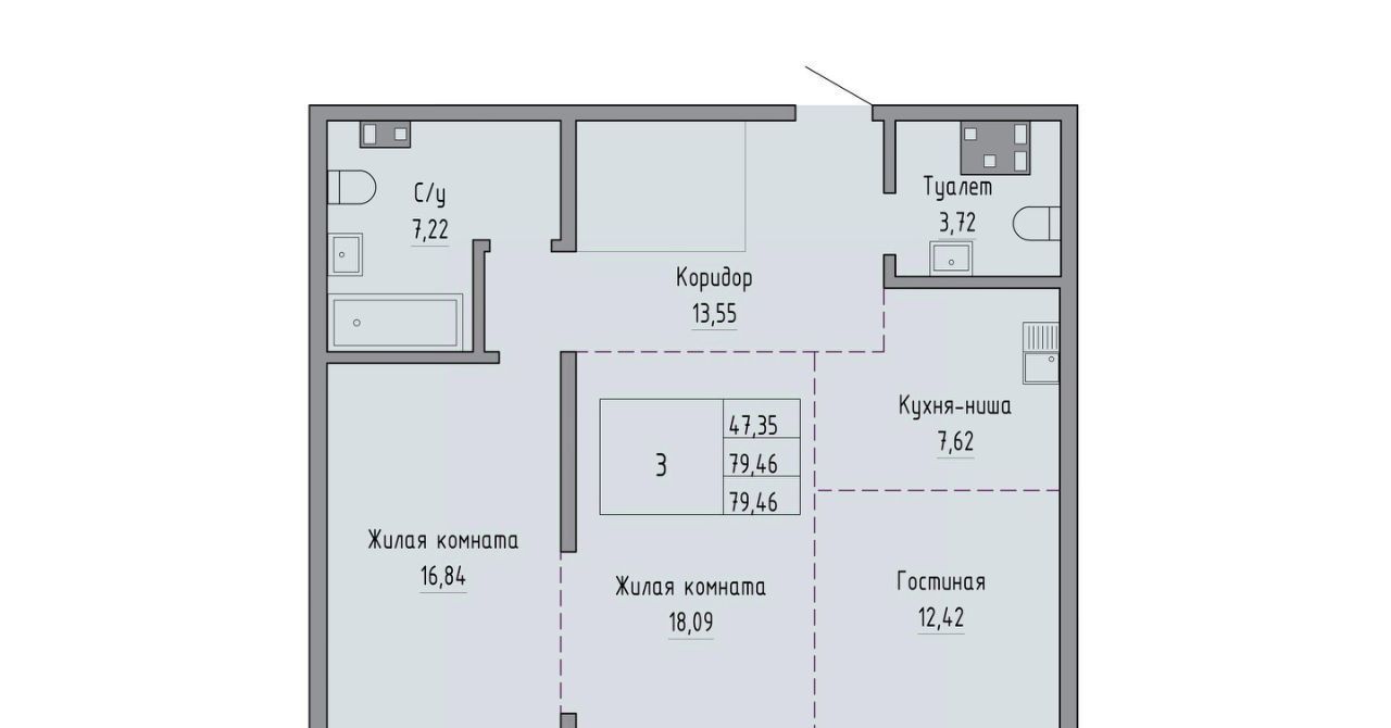 квартира г Хабаровск р-н Индустриальный ул Шеронова 20 фото 1