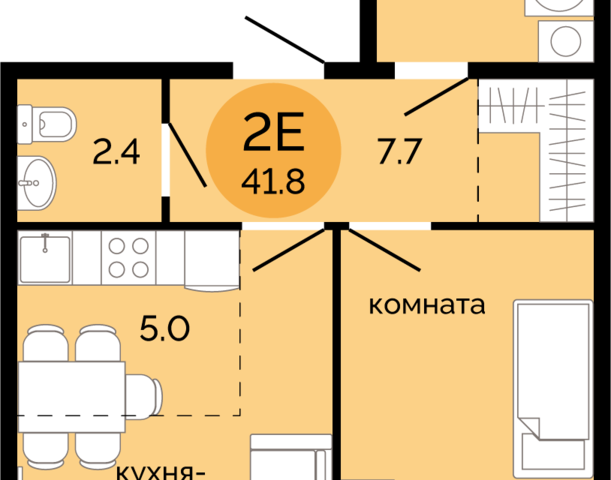 квартира р-н Свердловский ул Яблочкова 5к/5 фото