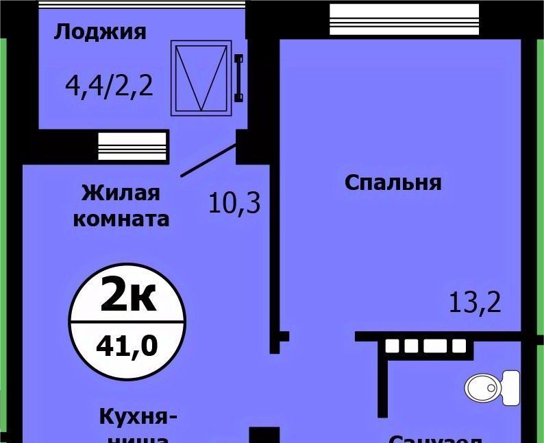 квартира г Красноярск р-н Свердловский ул Лесников 37б фото 1