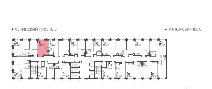 квартира г Москва метро Калужская ул Профсоюзная 84 40-й кв-л, Обручева 30 жилой комплекс, к 1 фото 1