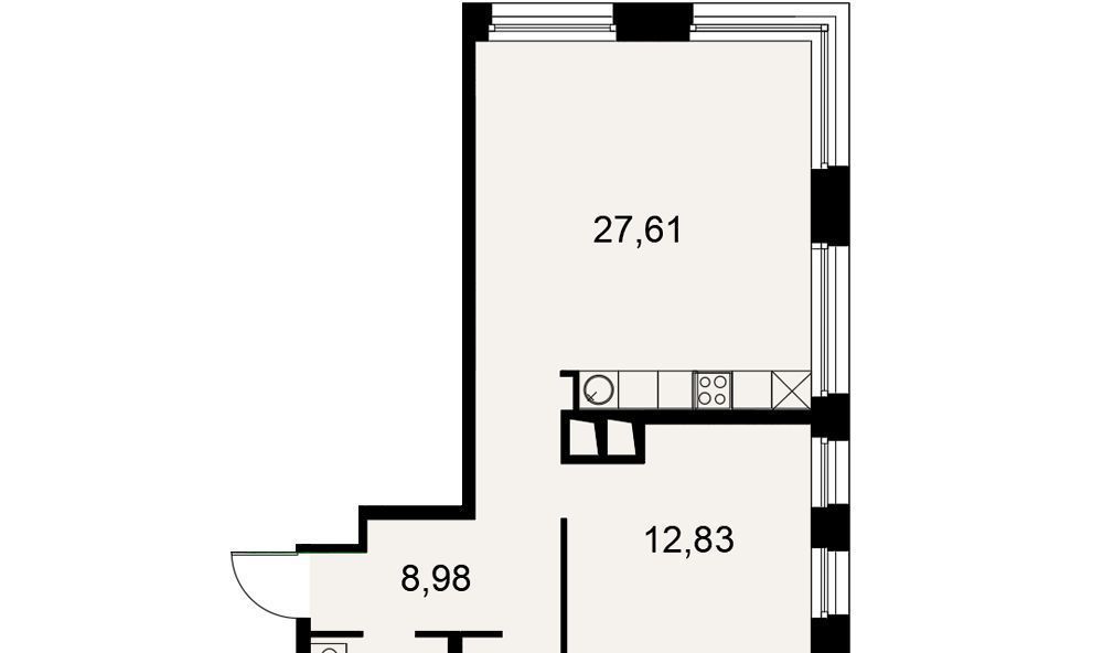 квартира г Рязань р-н Московский ш Московское 49к/1 фото 1