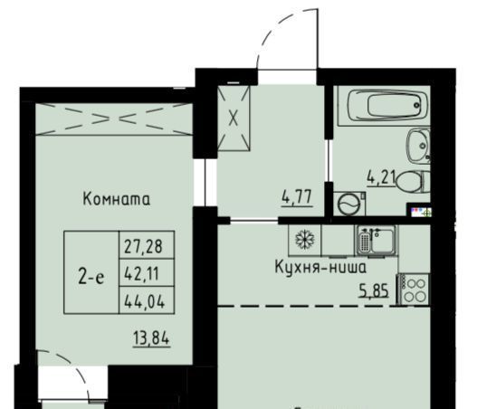 квартира г Красноярск р-н Октябрьский ул Елены Стасовой фото 1