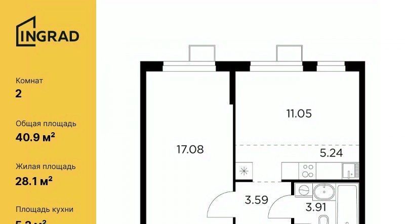 квартира г Пушкино ЖК Новое Пушкино к 23, Медведково фото 1