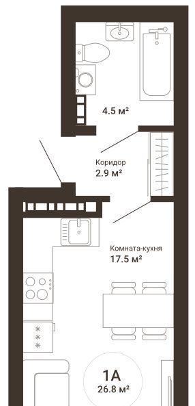 квартира г Екатеринбург Ботаническая ул 2-я Новосибирская 8 фото 1