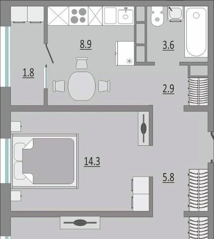 квартира р-н Дзержинский Северный жилрайон, 15Б мкр фото