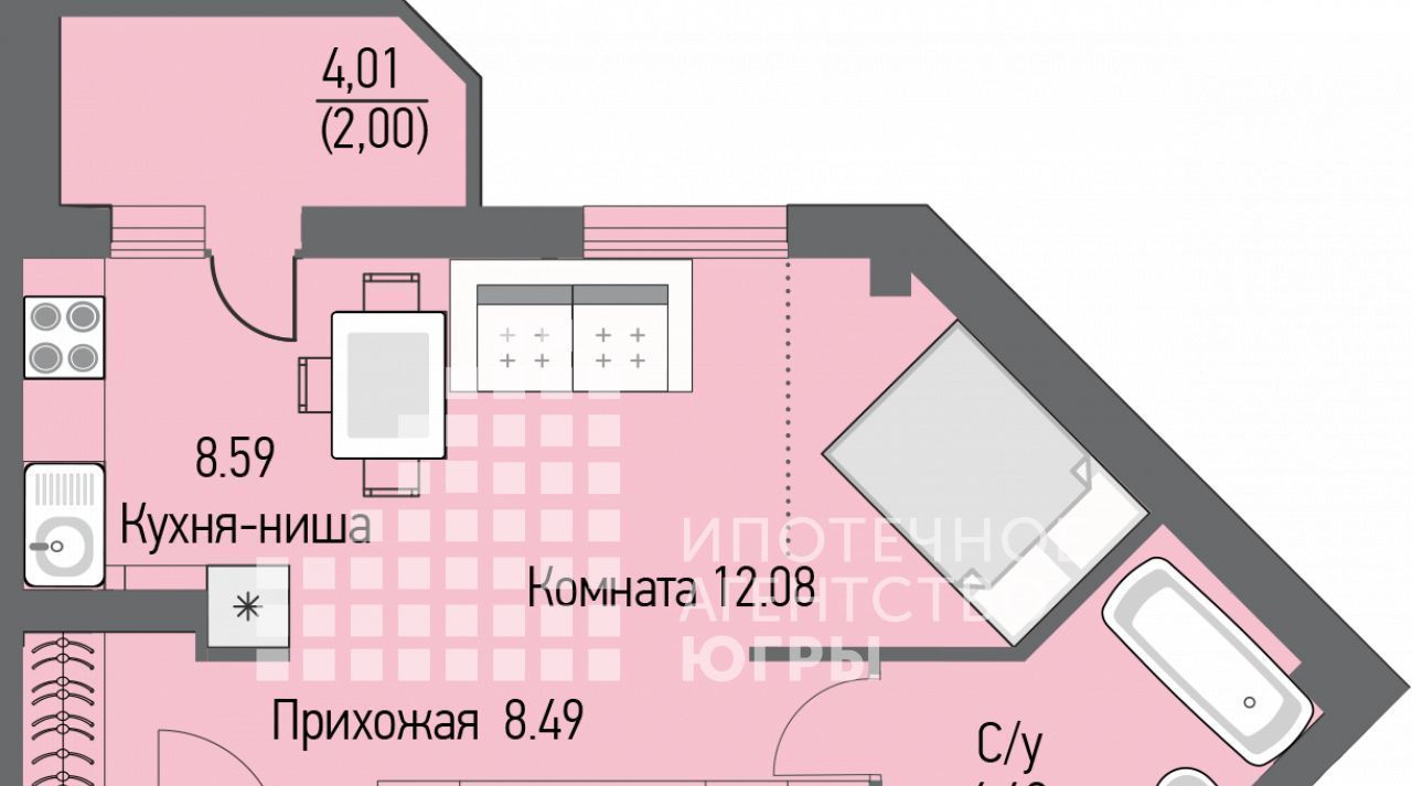 квартира г Нижневартовск ул Героев Самотлора 17 фото 3