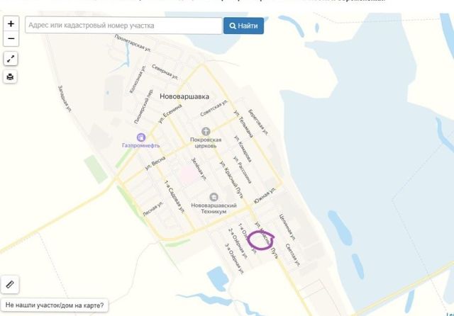 земля рп Нововаршавка ул Озерная фото
