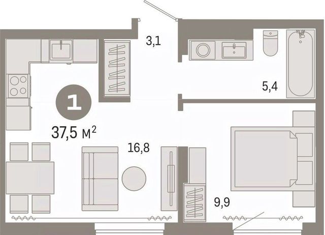 р-н Калининский дом 5к/1 фото