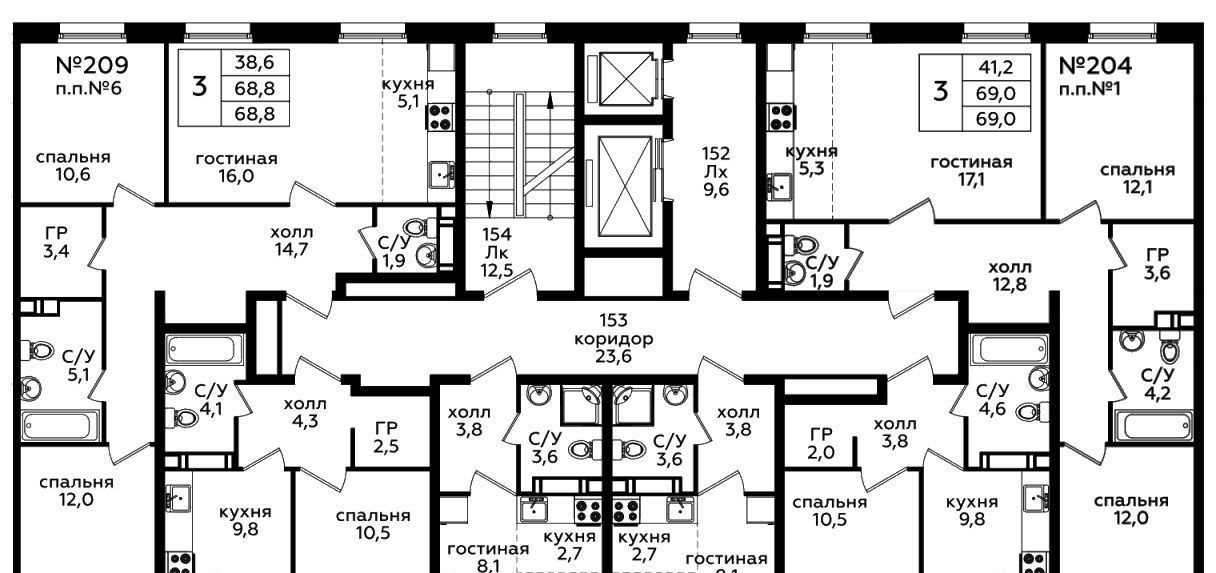 квартира г Москва п Сосенское пр-кт Куприна 30к/9 метро Коммунарка фото 2