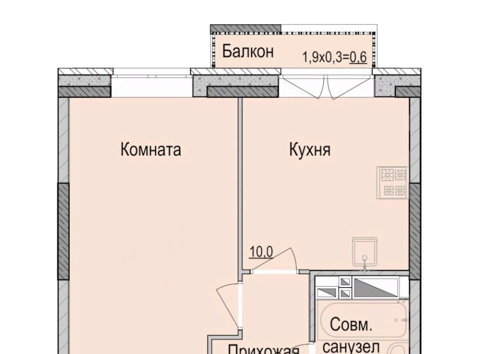 квартира г Ижевск р-н Первомайский ул Камбарская 94к/4 фото 1