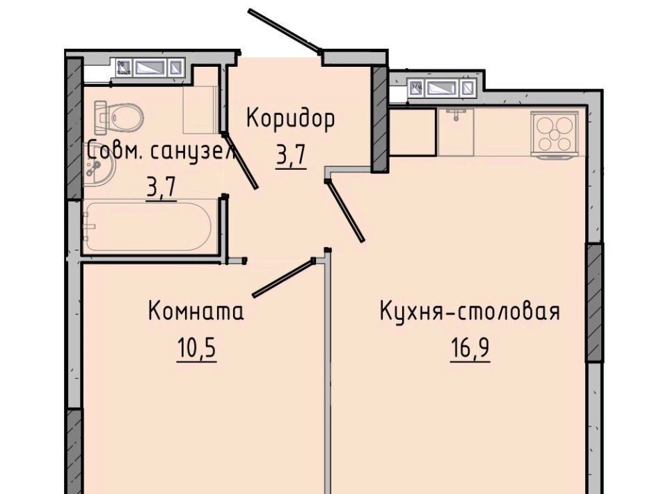 квартира г Ижевск р-н Первомайский Ракетный жилрайон, 3-й мкр фото 1