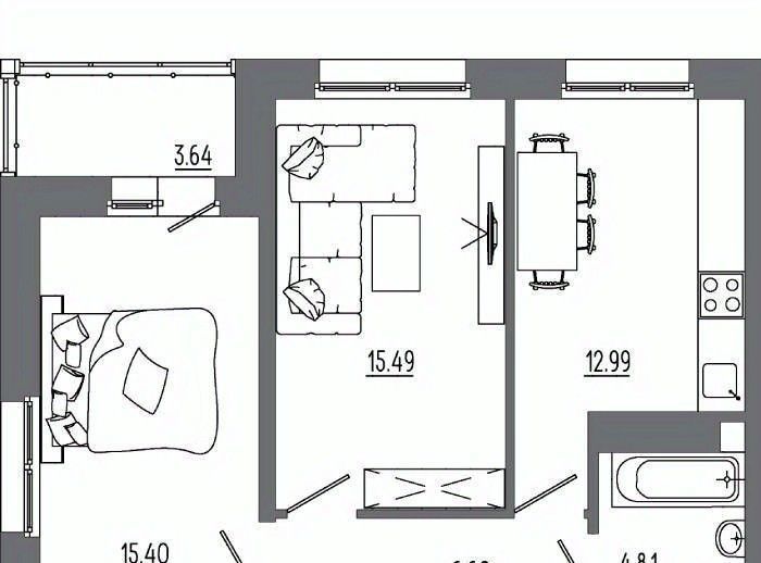 квартира г Иркутск р-н Октябрьский ЖК «АВИАТОR» 11 ИВАТУ городок фото 1