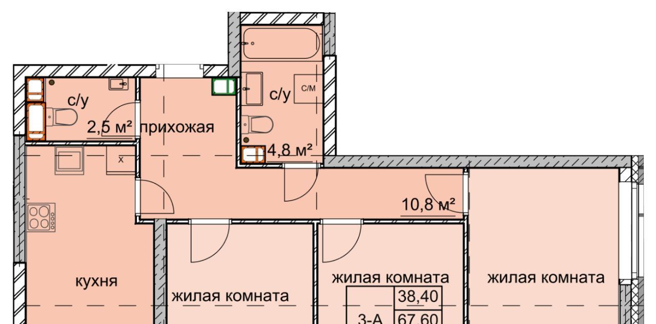 квартира г Нижний Новгород Комсомольская ул Дружаева 30 фото 1