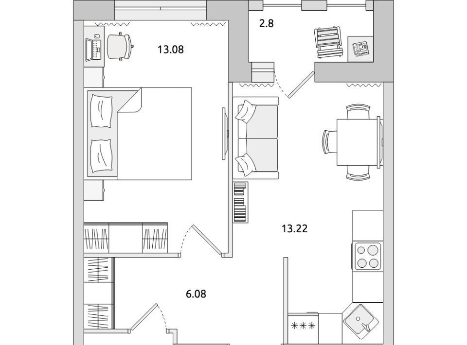 квартира р-н Всеволожский г Мурино ул Шоссе в Лаврики 51к/1 Девяткино фото 1