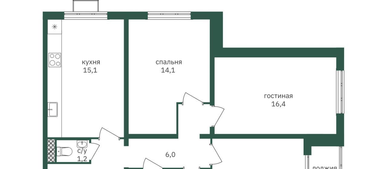 квартира г Москва метро Лесопарковая ш Варшавское 170ек/1 фото 1