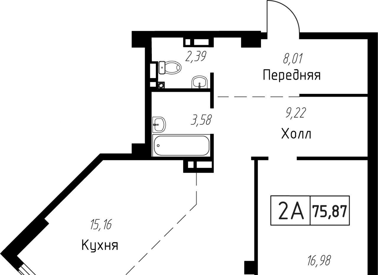 квартира г Владивосток р-н Советский Чайка ЖК «Чайка» фото 1