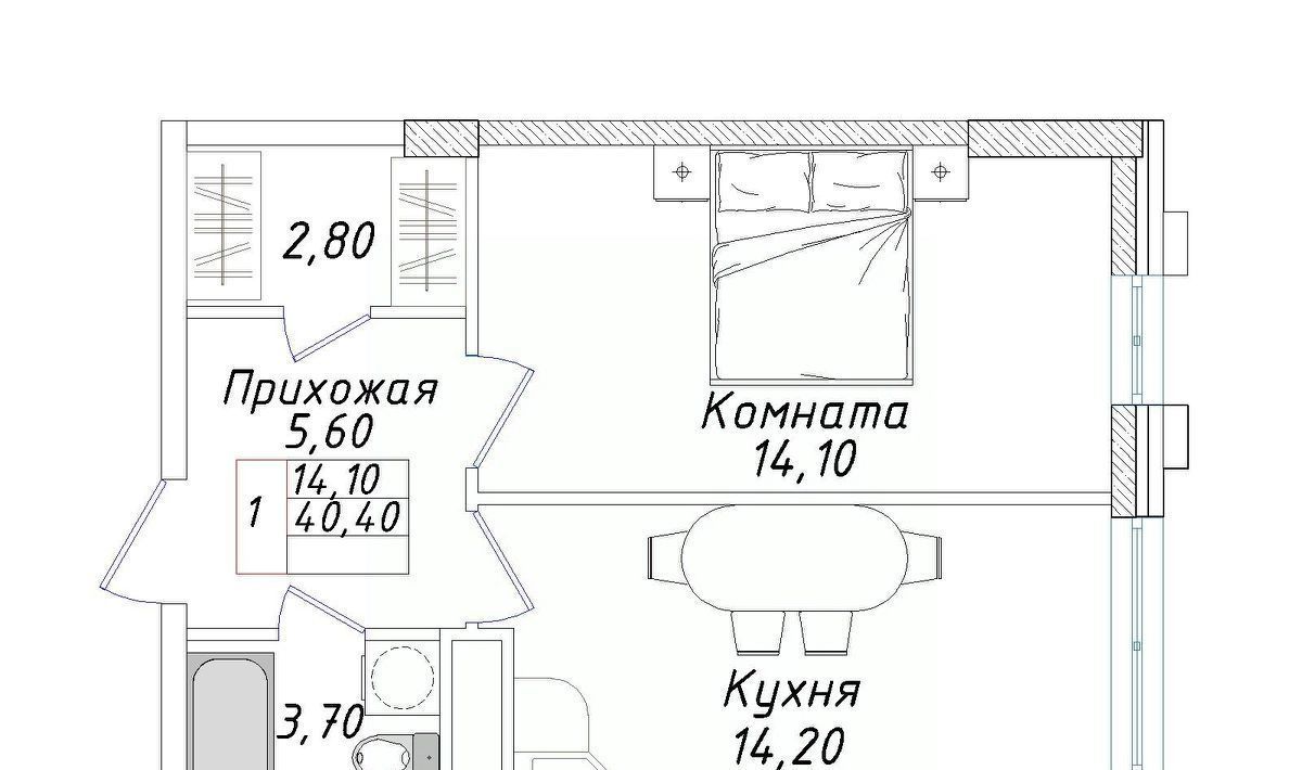 Продам однокомнатную новостройку в Промышленном районе в городе Ставрополе  № 35 мкр, Лон Дом жилой комплекс 40.0 м² этаж 1/8 3797600 руб база Олан ру  объявление 101942816