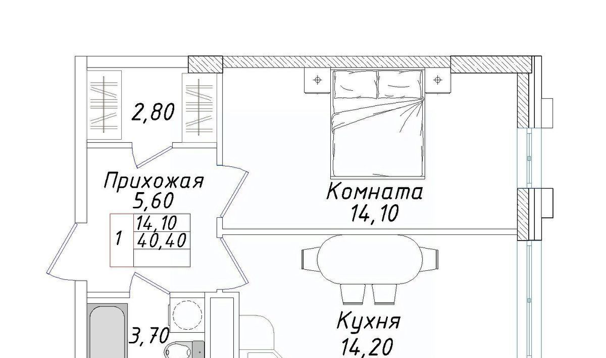 квартира г Ставрополь р-н Промышленный ул Якова Андрюшина 3 фото 1