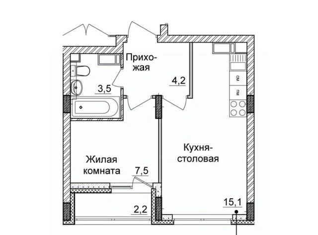 квартира Горьковская фото