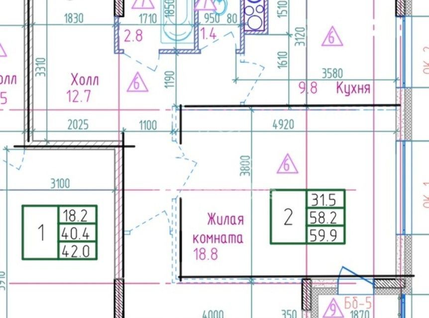 квартира г Красногорск п Ильинское-Усово проезд Александра Невского 9 городской округ Красногорск фото 6