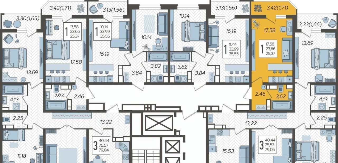 квартира г Краснодар р-н Карасунский ул Уральская 87/7 фото 2