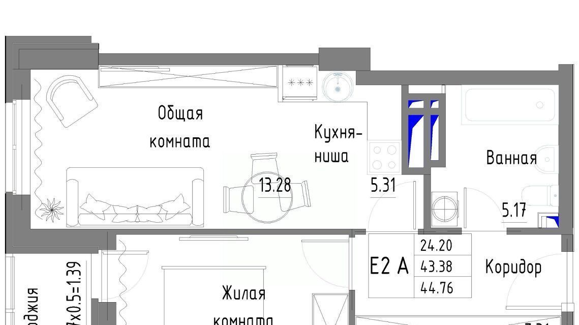 квартира г Ростов-на-Дону р-н Советский пр-кт Стачки 215б фото 1