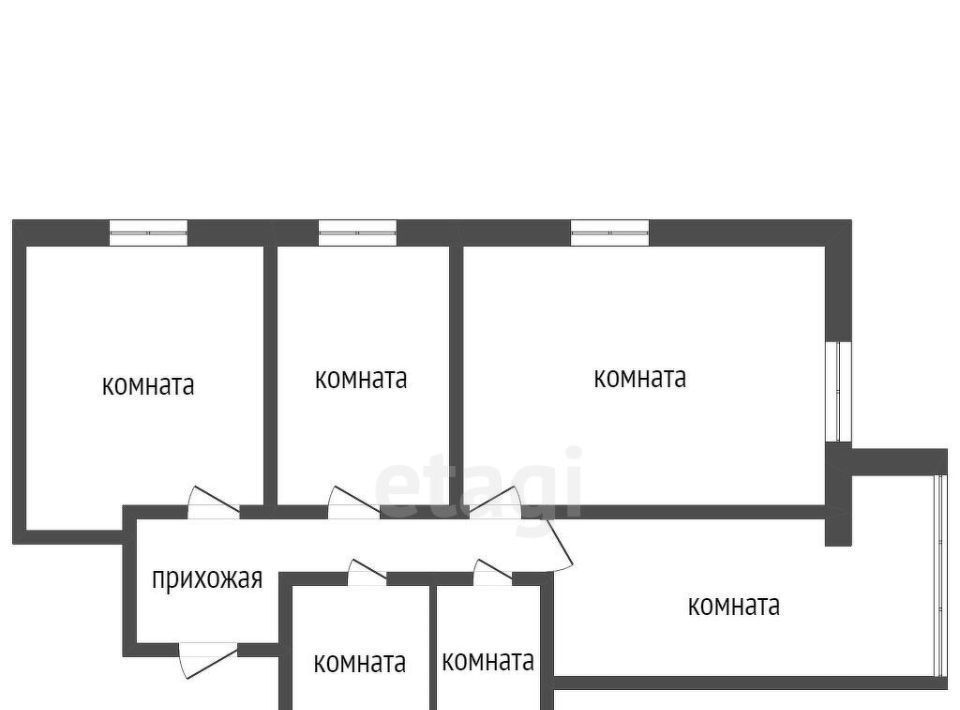 квартира г Ульяновск р-н Железнодорожный ул Кирова 6к/1 фото 38