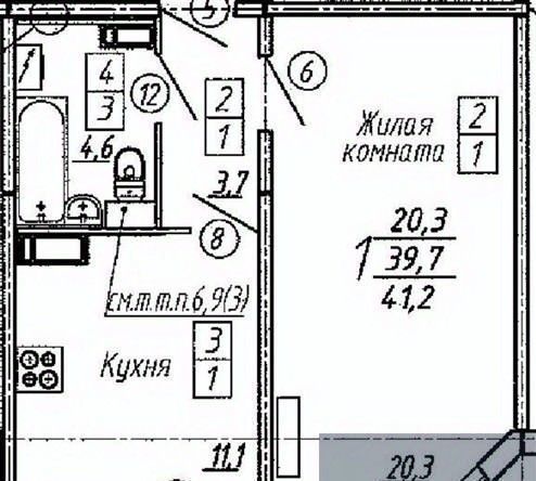 квартира р-н Новоусманский п Отрадное ул Рубиновая 17 фото 2