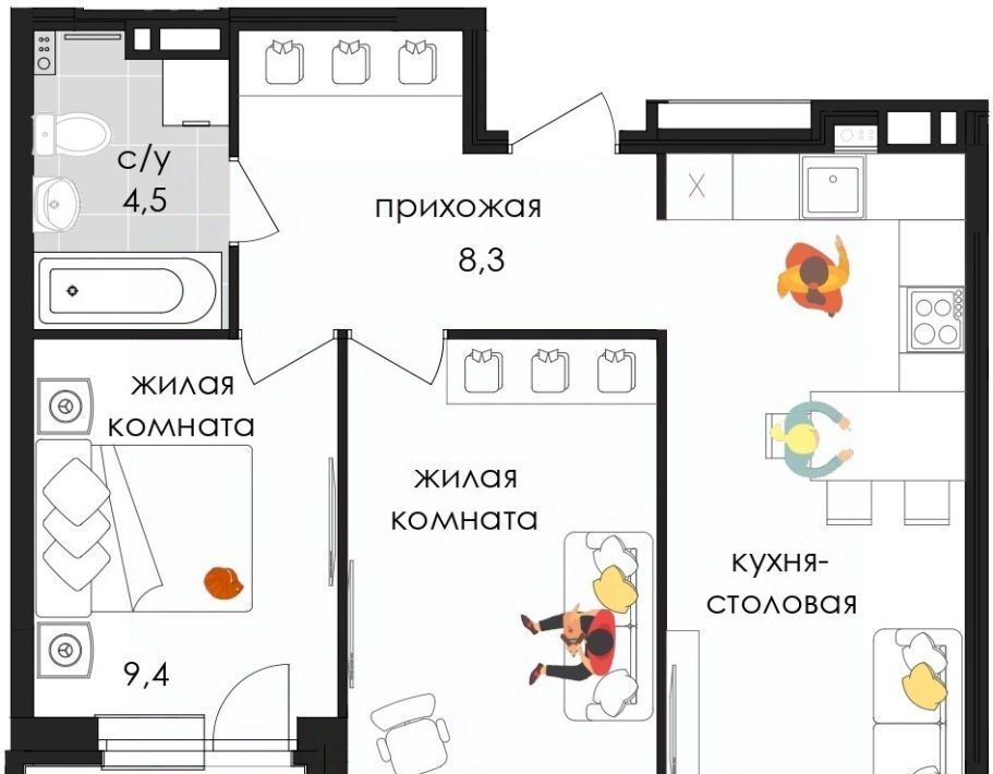 квартира г Пермь р-н Мотовилихинский ул Лифанова 38 фото 1