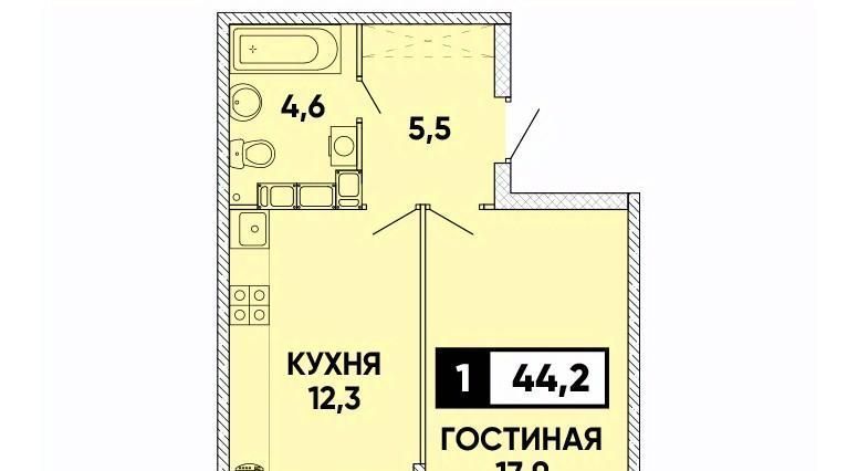 квартира г Ставрополь р-н Промышленный ул Тухачевского 31/1 фото 1