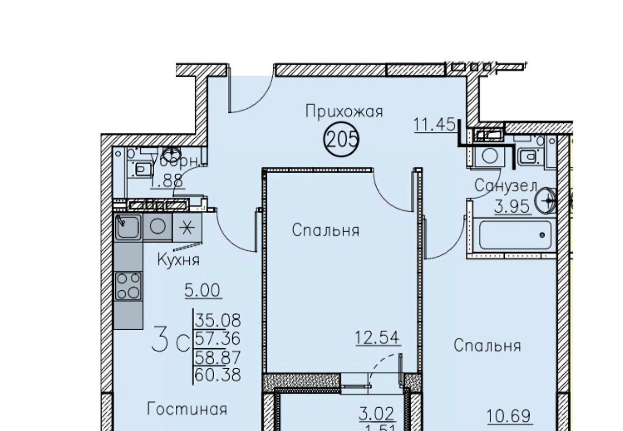 квартира г Энгельс ул Республики 45б фото 1