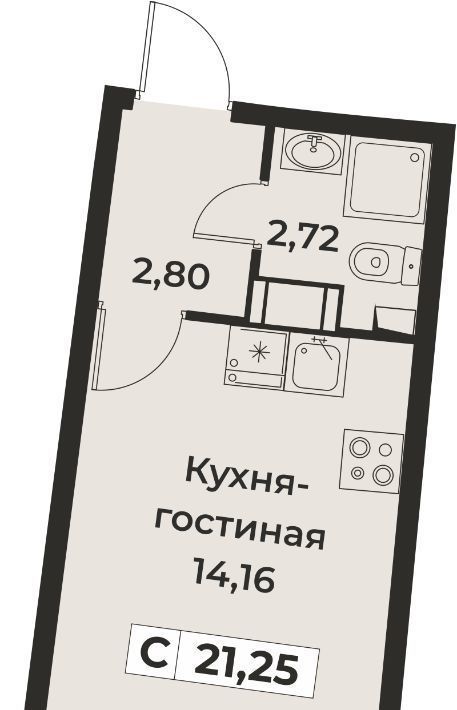 квартира р-н Всеволожский г Мурино пр-кт Авиаторов Балтики 29к/2 Девяткино фото 1