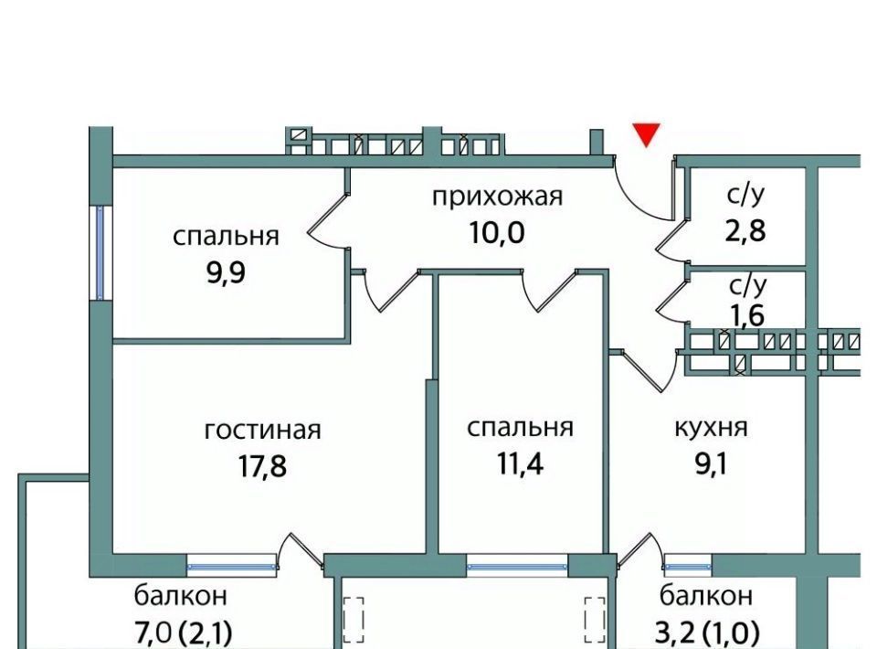 квартира г Самара Гагаринская ЖК Логика-2 фото 1