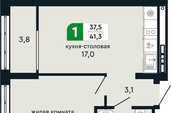 квартира г Верхняя Пышма Проспект Космонавтов фото 2