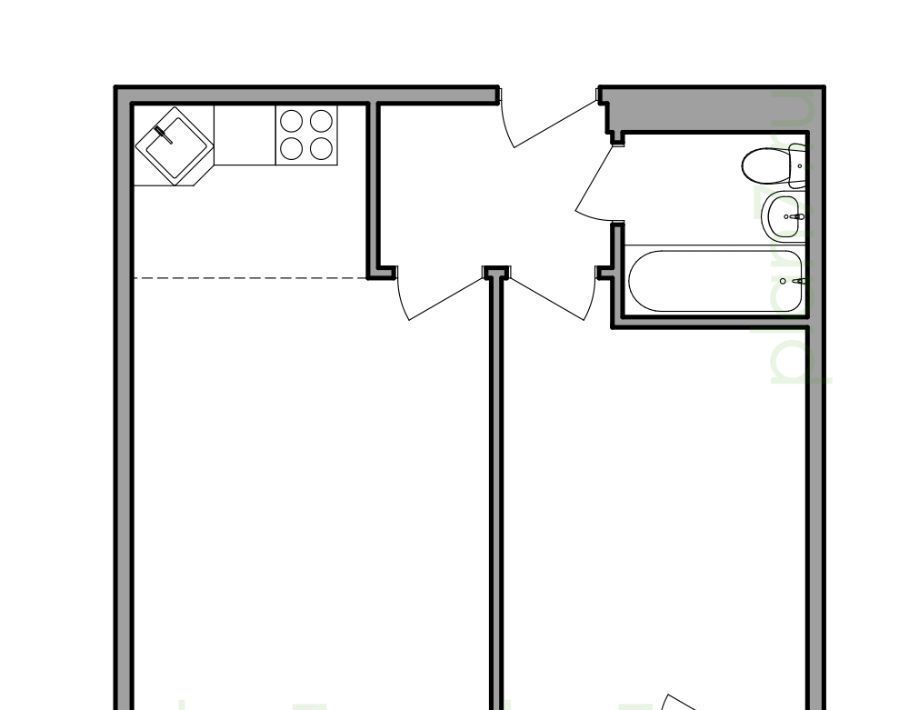 квартира г Иркутск р-н Ленинский ул Розы Люксембург 3/5 фото 1