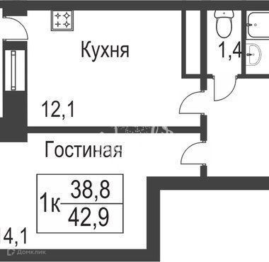 квартира г Тюмень ул 50 лет Октября 75к/2 городской округ Тюмень фото 10