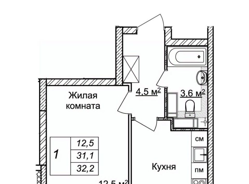 квартира г Нижний Новгород Горьковская ЖК «Новая Кузнечиха» 9 фото 1