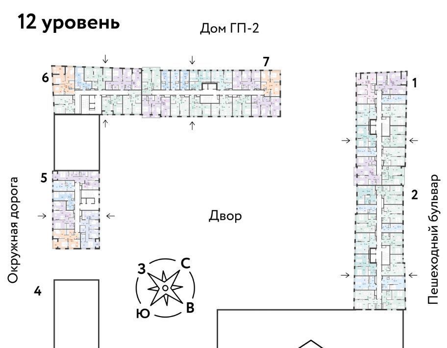 квартира г Тюмень р-н Калининский ул Интернациональная 199к/9 фото 2