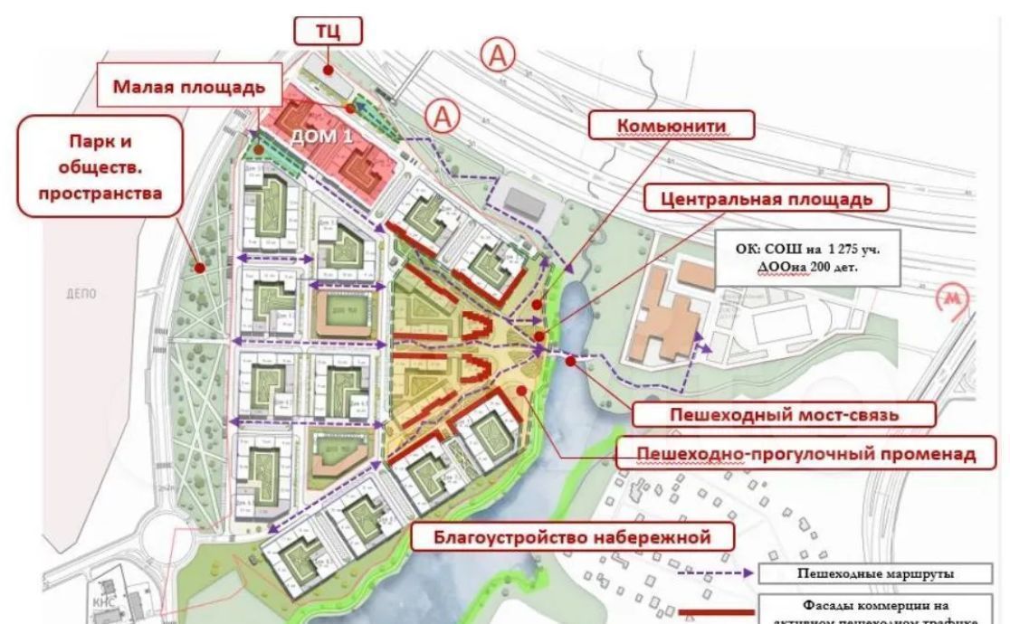 торговое помещение г Москва п Сосенское метро Коммунарка ЖР «Дзен-кварталы» 3/4 Новомосковский административный округ, Московская область фото 8