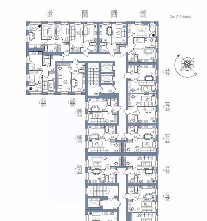 квартира г Волгоград р-н Тракторозаводский ул Тракторостроителей 21/1 фото 2