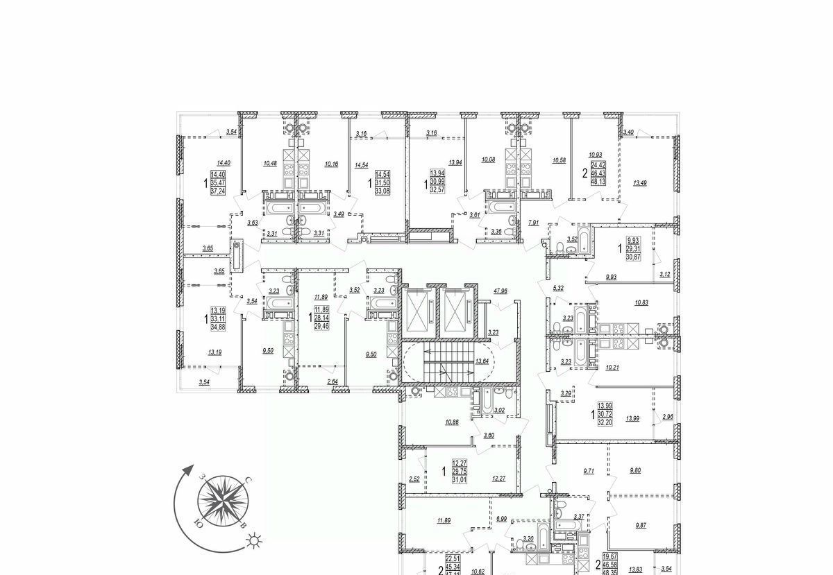 квартира г Волгоград р-н Тракторозаводский ул Тракторостроителей 27/1 фото 2