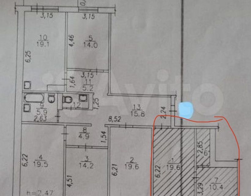 квартира г Новокузнецк ул Тореза 91б Новокузнецкий городской округ фото 5