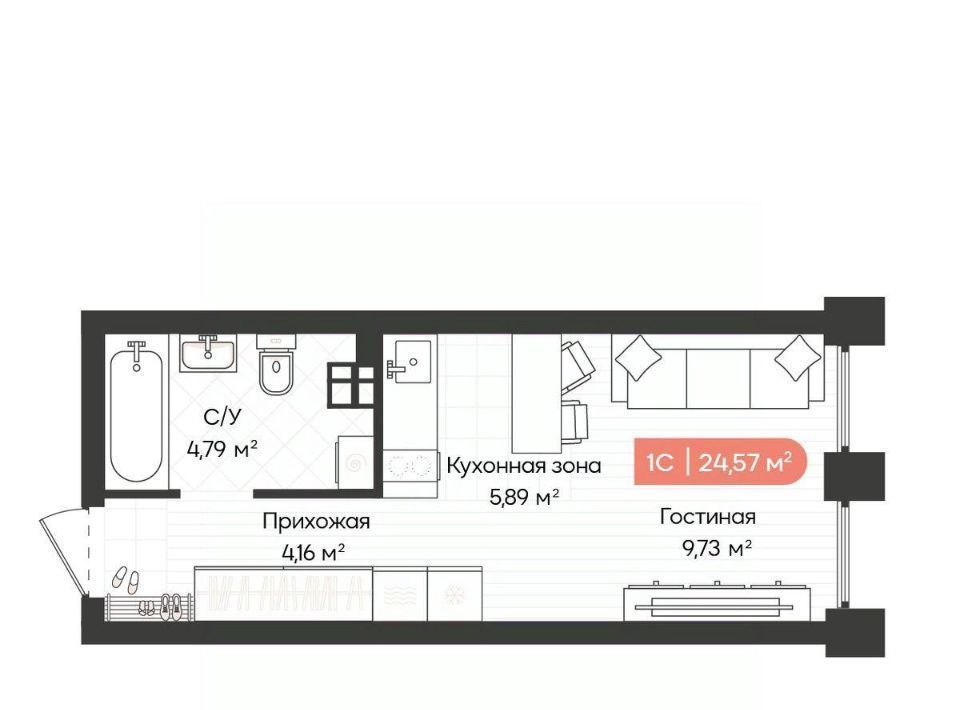 квартира г Новосибирск Речной вокзал ул Ленинградская фото 1