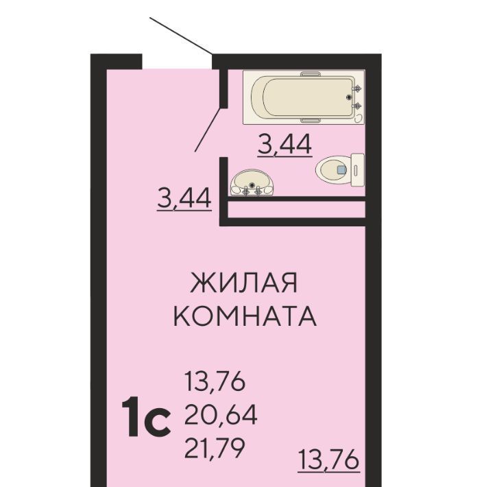 квартира г Краснодар р-н Прикубанский ул Краеведа Соловьёва 6к/1 фото 1