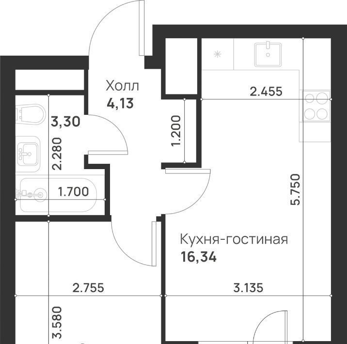 квартира г Москва метро Бульвар Рокоссовского ш Открытое 14д фото 1