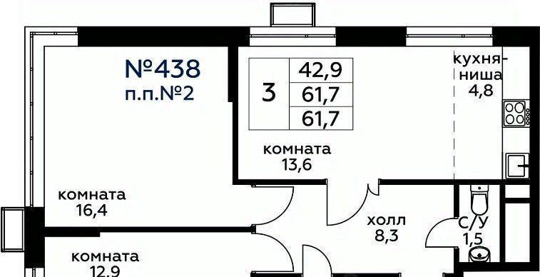 квартира г Москва метро Хорошёво ул 3-я Хорошёвская 17а фото 1