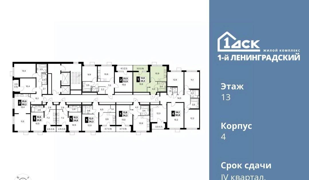 квартира г Москва метро Ховрино ш Ленинградское 228бс/4 фото 3