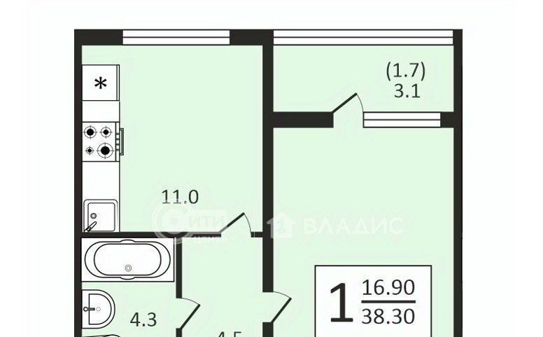 квартира г Воронеж р-н Центральный ул Загоровского 2/1 фото 1