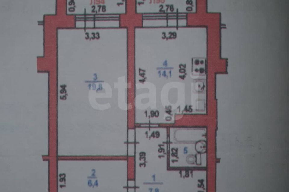 квартира г Йошкар-Ола ул Рябинина 7б Медведевский район фото 6